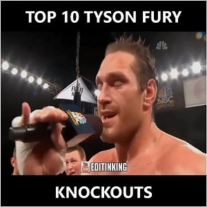24K views · 116 reactions | 壘壘壘TOP 10 TYSON FURY KNOCKOUTS The TOP 10 KNOCKOUTS of "GYPSY KING" TYSON FURY career. 10 epic knockouts from the lineal heavyweight champion. #EDMBoxing | EDM Boxing | Facebook