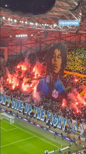 🔥 L’énorme craquage en Virage Sud contre l’Atalanta au Vélodrome ! (Abvision_andco)