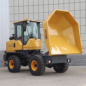 [Hot Item] Special Design Rotary Swivel 80 Degree 3 Ton Mini Site Dumper