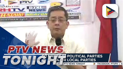 #PTVNewsTonight | Comelec names Lakas-CMD, Nacionalista Party as dominant majority, minority parties respectively | PTV