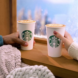 Find your comfy place with Pistachio Latte. ❄️ | Starbucks