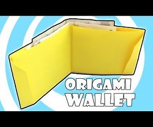 Paper Origami Wallet Instructions