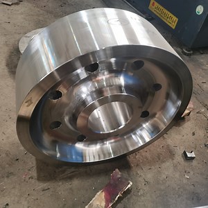 [Hot Item] Industry Heavy Load Flange Forged Steel Crane Traveling Railway Overhead Crane Wheels