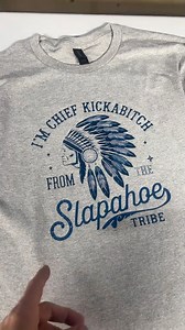 Chief Kickabitch from the Slapahoe tribe #funnyteeshirt #graphictee #indianchief #indiantribe #funnytshirt | Tpusamerch.shop