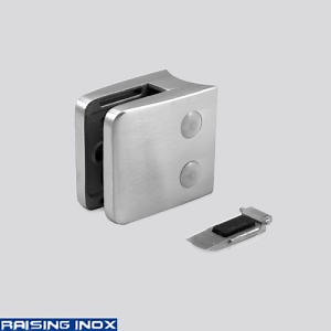 [Hot Item] Abrazadera de vidrio de acero inoxidable con placa inferior, accesorio para barandilla de vidrio, barandilla de vidrio