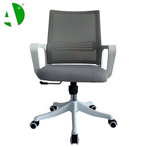 [Hot Item] (AS-B2879WH) Mesh Plastic Swivel Modern Revolving Gamer Home Office Chair Living Room Furniture