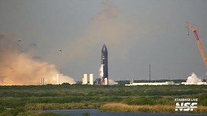 Ship 35 has fired up what appears to be all six engines for seemingly a full duration (60 second) Static Fire! Assuming nothing went wrong, this could be the final milestone for this ship ahead of Flight 9. | NASASpaceflight.com