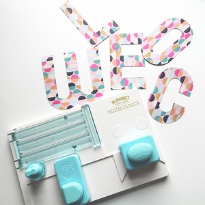 We R Memory Keepers’ new alphabet punch board – The Paper Trail Diary