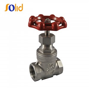 [Hot Item] Stainless Steel Screw Ends Gate Valve NPT with Handwheel Operator