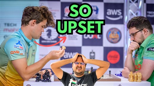 Very rarely do we see such huge blunders at the top level, especially by Magnus Carlsen. It was an ultimate blind spot and from a position that was quite interesting, it became totally lost. How did this happen to Carlsen (Alpine SG Pipers) against MVL (Upgrad Mumba Masters) at the Tech Mahindra Global Chess League 2024? Check out the video to find out. Video: ChessBase India #Chess #ChessBaseIndia #Techmgcl #magnuscarlsen #mvl | ChessBase India