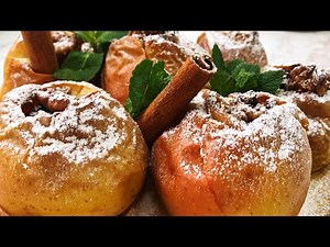 🍎 If you have Apples and Nuts, make this recipe for 🍏 Baked Apples in the Oven - childhood dessert