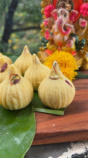 1.3K views · 11 reactions | Malai Modak for Bappa Make these...