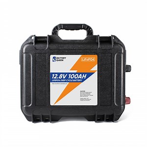 [Hot Item] Waterproof Carry Case Kit Portable Lightweight LiFePO4 Batteries 100ah Capacity 12V Battery Pack