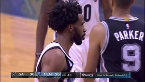 Mike Conley Jr. set a new #NBAPlayoffs career-high with 35 points to help Memphis Grizzlies outlast San Antonio in OT! 💪 | NBA TV