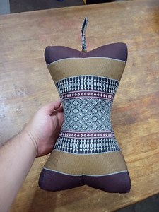 Thai Neck Support Bone Pillow Traditional Khid Pattern Kapok Filled Massage Spa Cushion - Etsy