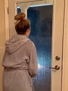 Deer Asks to Come Inside During Storm