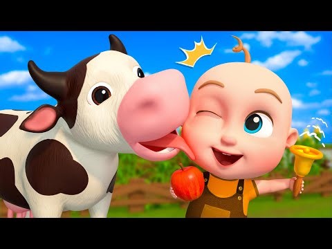 Moo Moo The Cow | Animal Sound Song | Bum Bum Kids Song & Nursery Rhymes