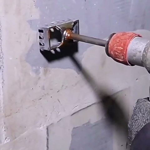 Square Hole Cutter for Electrical Boxes,Stainless Square Hole Punch,Electrical Cutout Saw,Cutter Oscillating Tool for Brick Concrete Cement Stone,Concrete Bushing Bit for Demoliton,Oscillating Tool