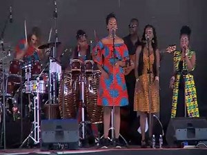 The Femme Fusion: a collective of female artists from all over the globe, showing us that whatever you can do they can do better, tearing the roof off the place! #SafaricomJazzAt5 #MusicThatMoves. | Safaricom PLC