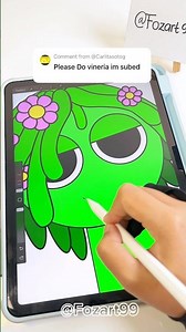 Drawing Vineria🌸 from #incrediboxsprunki #digitaldrawing #vineria