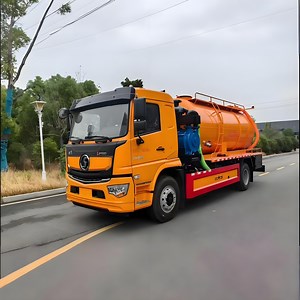 [Hot Item] Multifunctional Vacuum Sewage Suction Truck, Used for Comprehensive Sewer Cleaning, Fecal Sludge Removal and Efficient Pumping Operations.