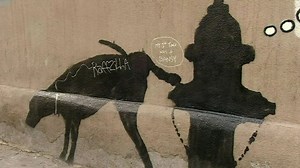 Bristol graffiti artist Banksy causes a stir in New York