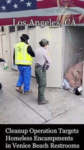 32K views · 312 reactions | Cleanup homeless in Venice beach restrooms | Franzz Official | Facebook