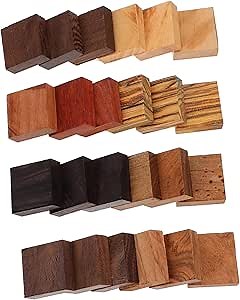 Wooden Ring Blanks for Jewelry Making 24Pcs Smooth Craft Wood Circles DIY Material for Painting and Woodworking Projects