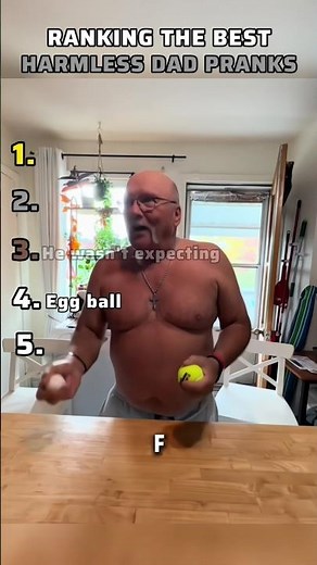 Ranking Harmless Dad Pranks #funny #shorts