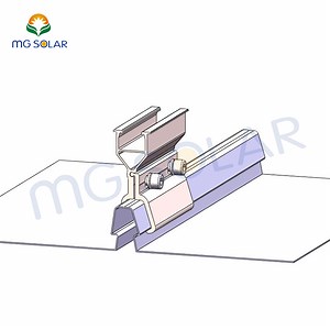 [Hot Item] Solar Bracket Aluminum Roof Clamps Module Panel Mount Standing Seam Metal Roof Clamp Clip
