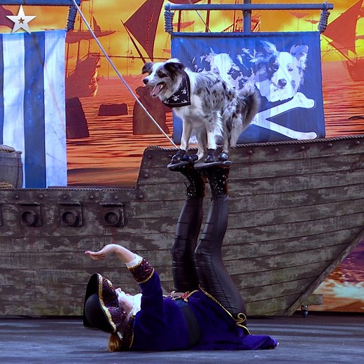 We're joining Captain Amber and her Dancing Collies on a swashbuckling, pirate-themed adventure across the seven seas 🌊 🐶 | Britain's Got Talent