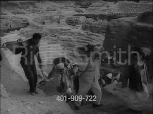 الاكتشاف الأثري ( المسرح الروماني ) بمنطقة كوم الدكة بالإسكندرية 1965 Archaeological discovery / The Roman Theater/ Alexandria / Egypt / 1965 | اسكندرية 1900