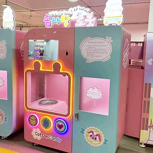 [Hot Item] Automatic DIY Full Cotton Candy Machine Vending Machine