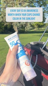 July is UV Awareness Month! ☀️ Did you know Blue Lizard is named after a chameleon that changes color to protect itself? Just like the lizard, our bottles and tube caps change color in harmful UV rays, reminding you to protect yourself by applying sunscreen. 🦎 #BlueLizardSunscreen #SunProtection #UVAwareness | Blue Lizard Sunscreen