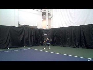 Aleksandra Wozniak practicing in Montreal
