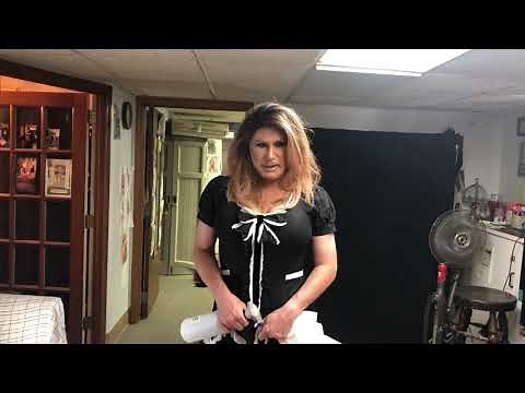 Ashley Kemp sexy curvaceous French Maid