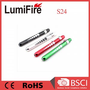 [Hot Item] Aluminum Pupil Gauge Doctor Medical LED Pen Torch Light