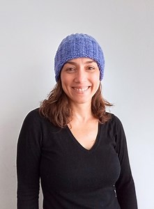 Lavender Knitted Hat for Adult, Wide Double Brim Beanie, Violet Slouchy Merino Wool Hat, Handmade Men Women Hat, Winter Ski Hat - Etsy UK