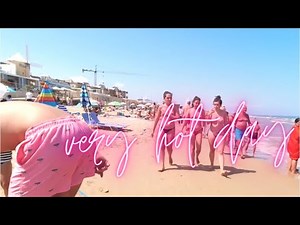 the best a very hot day | Walk Beach playa la mata torrevieja | travel vlog 2022 Beach torrevieja