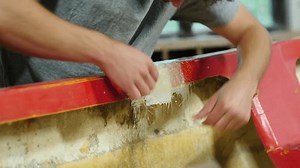 Checking Fiberglass Gunwale Boat Repair Strength Stock Footage Video (100% Royalty-free) 3982610399 | Shutterstock