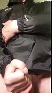 love this rustle shiny nylon jacket