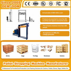 [Hot Item] High Speed Pallet Wrapping Machine Fully Automatic Pallet Turntable Wrapping Machine Top Sheet Placing Machine Combination