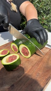 33K views · 43 reactions | Stuffed BBQ Zucchini Skewers! Zucchini perfection on a stick ️ | Chefclub Network | Facebook