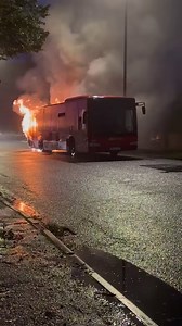 8.8K views · 79 reactions | Dramatic footage has emerged from this morning's bus fire on Amersham Hill. The fire happened at around 7am. | Bucks Free Press | Facebook