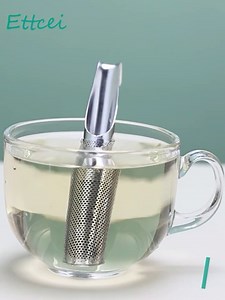 Tea Infusers for Loose Tea, Stainless Steel Tea Strainer for Loose Leaf Tea Single Cup, Long-Handle Tea Diffuser Fine Mesh Tea Defusers, Tea Steeper Travel (2 Tea Infuser)