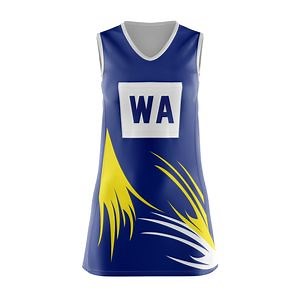 [Hot Item] High Quality Netball Jersey Sexy Girls Sports Wear Sublimation Print Netball Dress