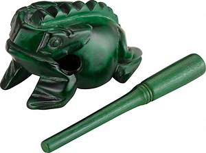 Nino Wood Frog Guiro - Green, Medium