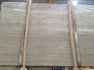 [Hot Item] Wooden White Marble Polished Big Slabs Texture for Kitchen