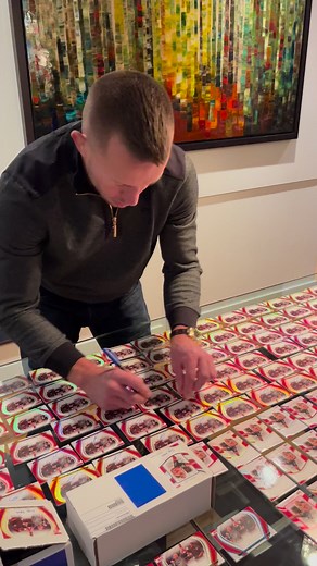 I signed my last batch of UFC Panini cards for 2023 ￼ | Georges St-Pierre