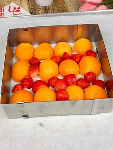 16K views · 458 reactions | Prajitura pufoasa cu caise si capsuni...